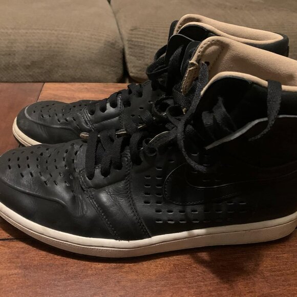 Nike Air Jordan 1 Retro High Black Vachetta Tan 2016 845018 030 Mens Sz 10 - Picture 2 of 4